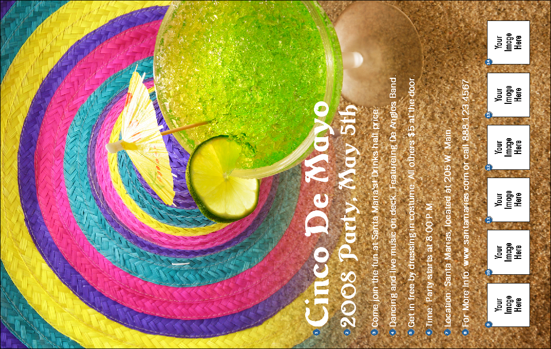 cinco de mayo party invite. Margarita Beach Party Poster