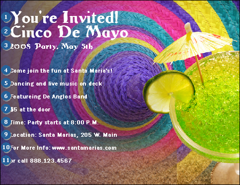 Beach Party Invitations on Margarita Beach Party Invitation   Ticketriver